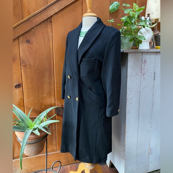 Vintage Herman Kay Petite Long Double Breasted Coat - Picture 3 of 8